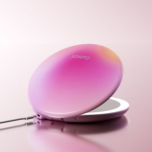 Taylor Compact in Berry Lemonade has long-lasting, rechargeable batteries