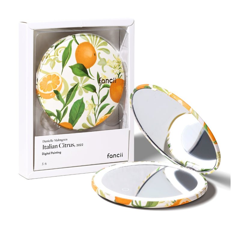 Italian Citrus Mini Taylor Lighted Compact by Fancii & Co. 