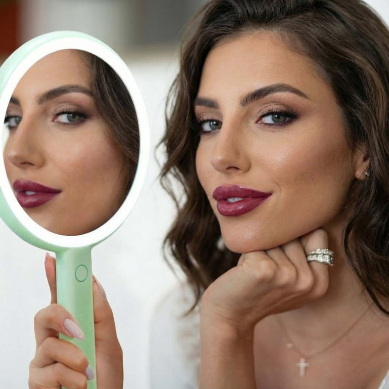 Fancii cami makeup mirror with led light made for travel All