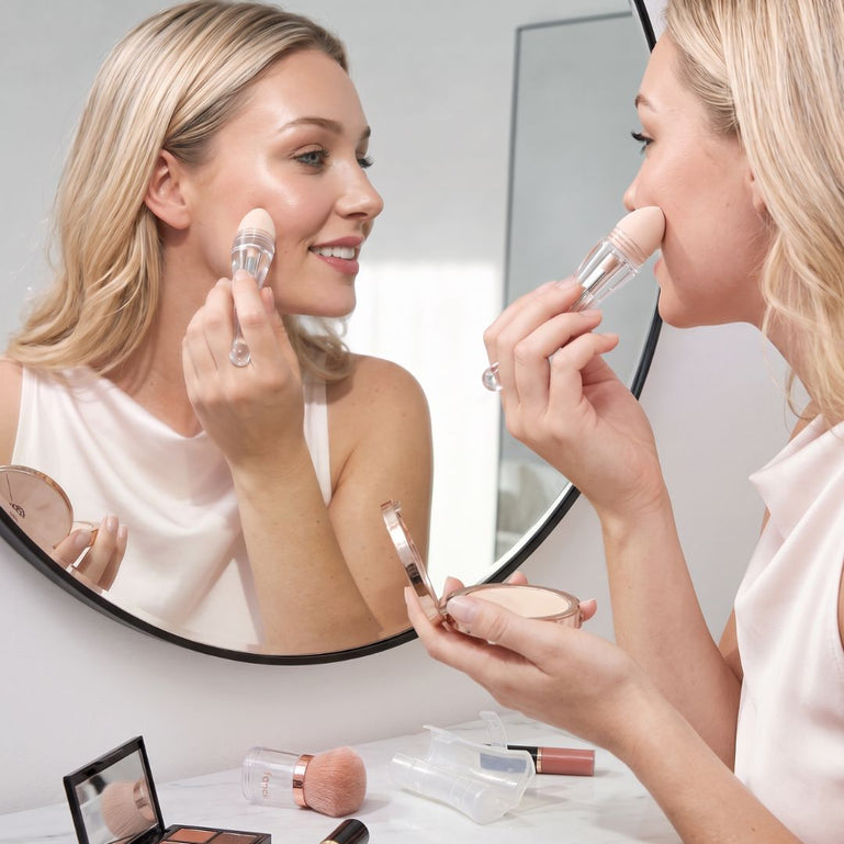 Kaya Travel Makeup Brush 3-in-1