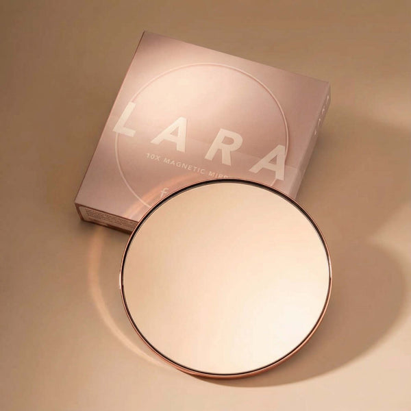 Lara 10x White magnetic magnifying mirror 