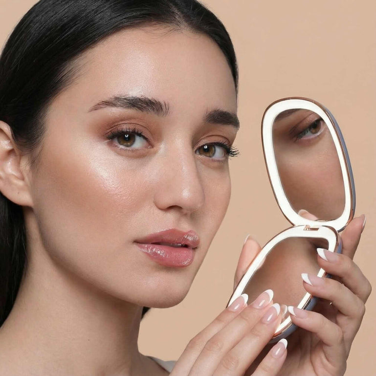 Fancii Mila 2 Compact Mirrors with led lights Harbor Blue