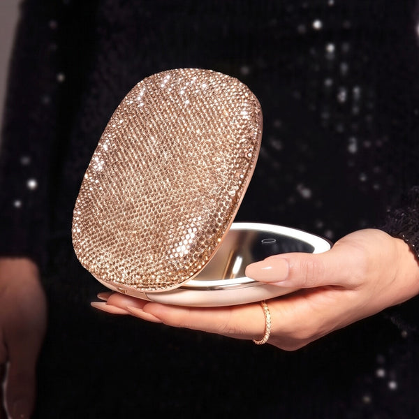 Fancii Mila 2 Luxe Champagne led lighted compact makeup mirror
