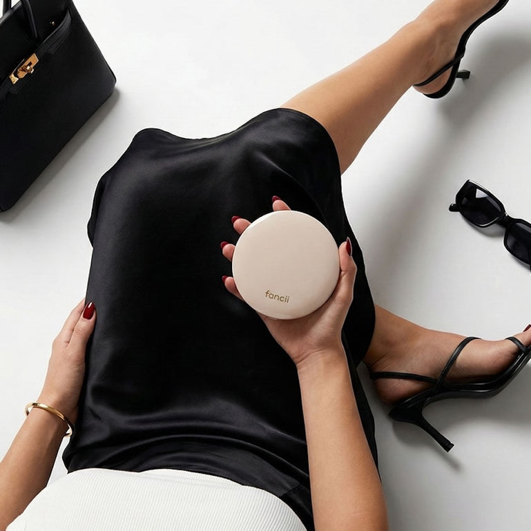 Fancii Mini Taylor Led Compact Mirror 10x Magnification Desert Sands