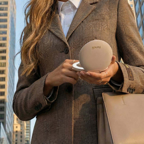 Fancii Mini Taylor Led Compact Mirror 10x Magnification Desert Sands