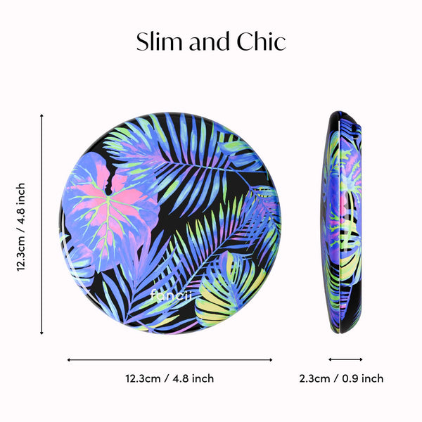 Fanci Taylor Lighted Compact with 10x Magnification NEON OASIS