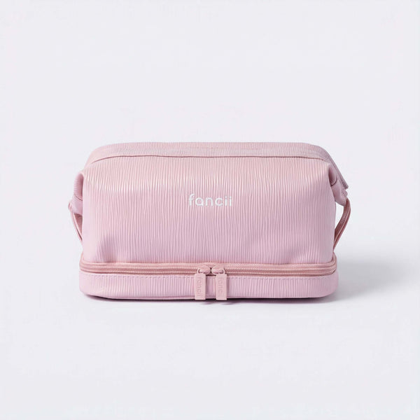 Fancii Macy 2-in-1 Travel Makeup Bag Pink 