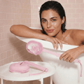 Fancii Nyla sonic brush body scrubber with extended handle for cleansing and scrubbing