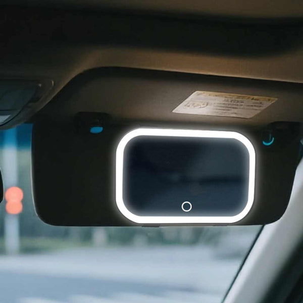 Fancii Juni 2 Led Lighted Car Visor Mirror for travel All