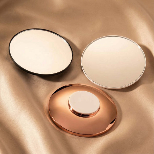 Lara 10x Rose Gold magnetic magnifying mirror All