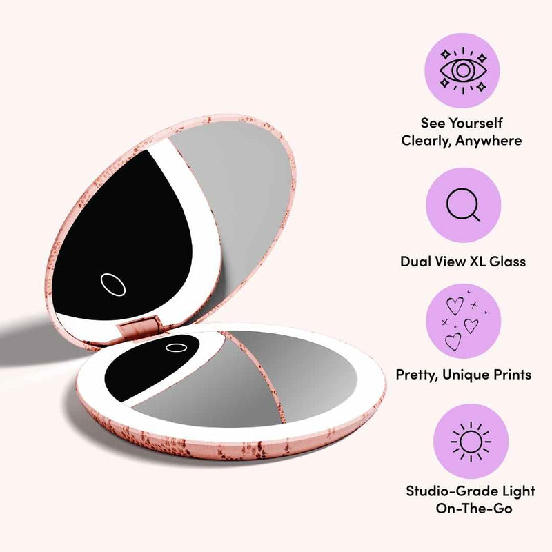 Taylor Lighted Compact Mirror by Fancii & Co.