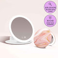 Taylor Lighted Compact and Abigail with Tara Travel Mirror by Fancii & Co.