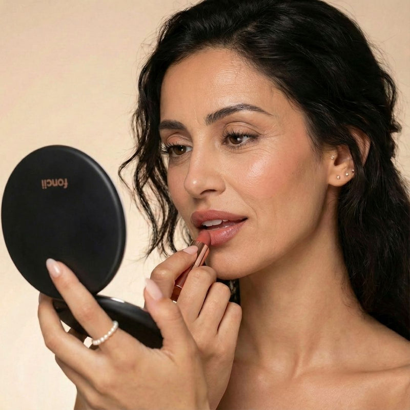 Taylor Lighted Compact in Charcoal Chic