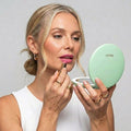 Taylor Lighted Compact in Mint Green