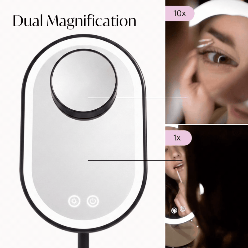 Taylor Lighted Compact by Fancii 1x and 10x Magnification