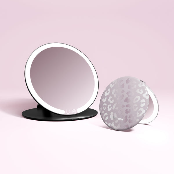 Abigail Black / 10x Magnifying Mirror COSMIC LEOPARD