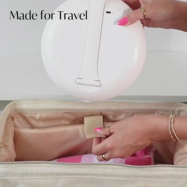 Abigail Travel Mirror with 10x Magnification