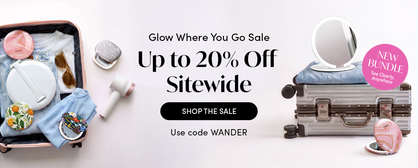 20% off sitewide with code WANDER, the Glow Where You Go Sale is on now!